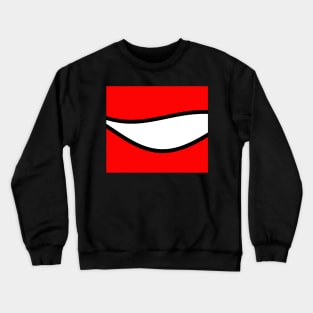 Abstract - red, black and white. Crewneck Sweatshirt